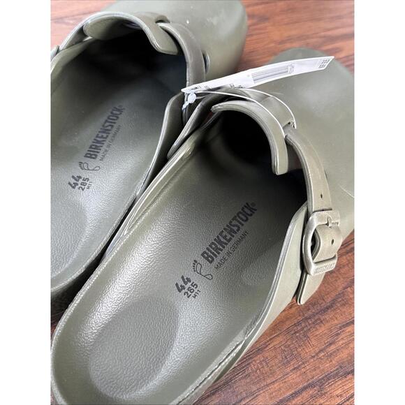 Birkenstock Boston Essentials EVA Clogs Green 44 Men's 11 NEW - Picture 4 of 6